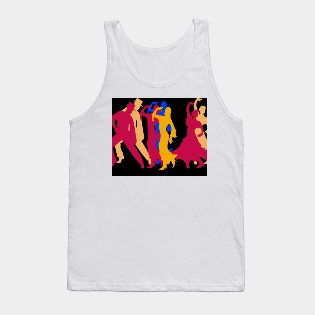 Flaming Flamenco Tank Top by MGphotoart